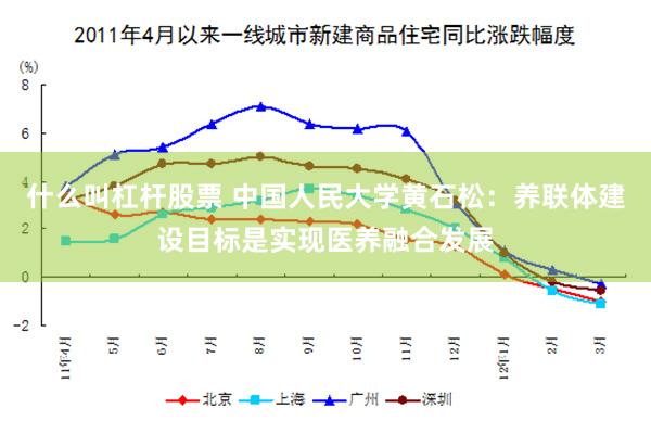 什么叫杠杆股票 中国人民大学黄石松：养联体建设目标是实现医养融合发展
