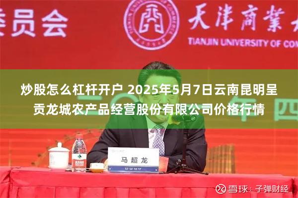 炒股怎么杠杆开户 2025年5月7日云南昆明呈贡龙城农产品经营股份有限公司价格行情