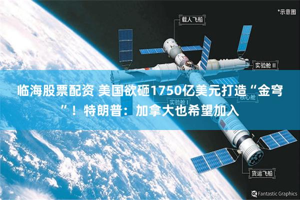 临海股票配资 美国欲砸1750亿美元打造“金穹”！特朗普：加拿大也希望加入