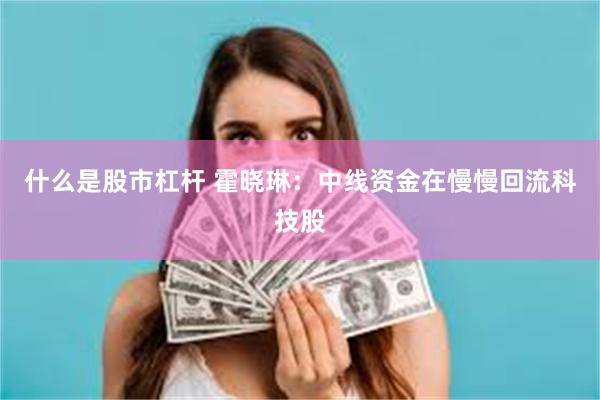 什么是股市杠杆 霍晓琳：中线资金在慢慢回流科技股