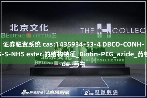 证券融资系统 cas:1435934-53-4 DBCO-CONH-S-S-NHS ester 的结构特征_Biotin-PEG_azide_药物